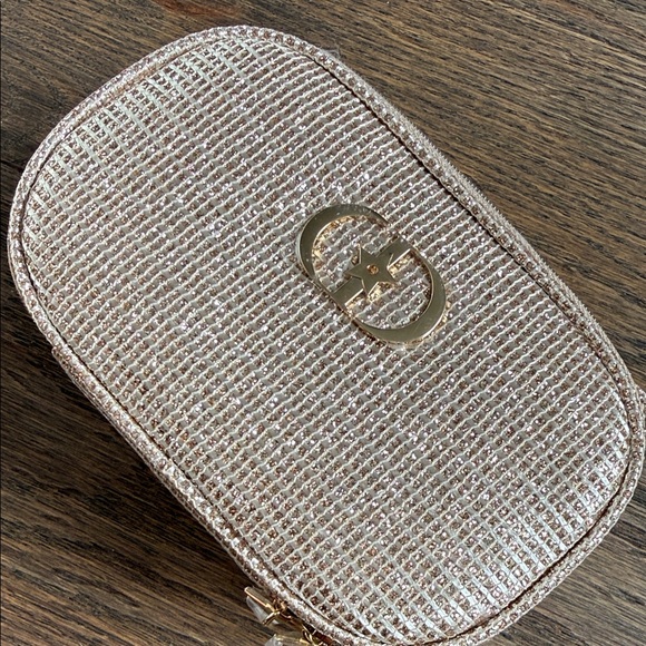 DIOR GOLD COSMETIC BAG - Picture 2 of 7